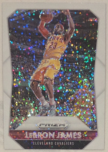 2015 Panini Prizm Lebron James White Sparkle FIRST YEAR SSP 