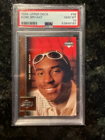 1996 Upper Deck #58 Kobe Bryant PSA 10