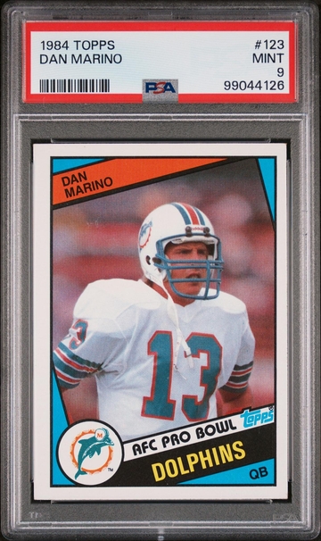 1984 Topps Dan Marino #123 RC PSA 9