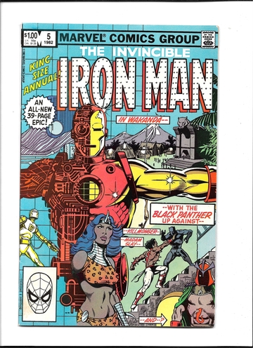 Iron Man Annual #5 (1982) Killmonger Lives