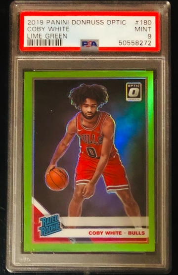 Coby White Optic Lime Green /149 PSA 9