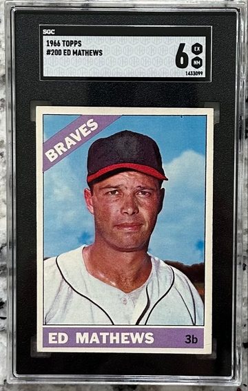 1966 Topps Ed Mathews SGC 6
