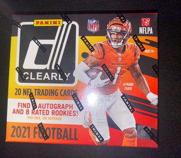 2021 NFL Panini Clearly Hobby Box