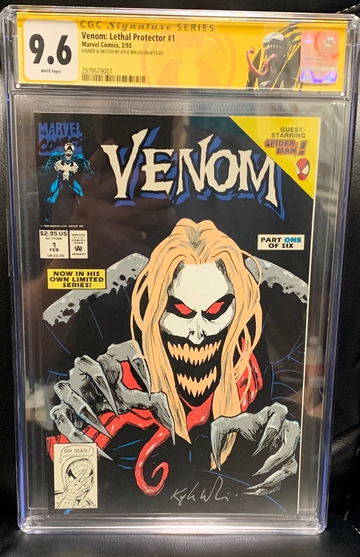 LETHAL PROTECTOR #1 CGC SS 9.6 VENOM LABEL