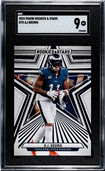 2024 Rookies & Stars #78 A.J. Brown SGC 9