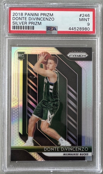 2018 Panini Prizm Donte Divincenzo RC Silver PSA 9