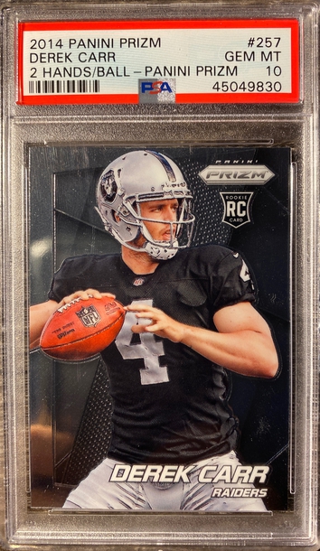 2014 Panini Prizm Derek Carr PSA 10