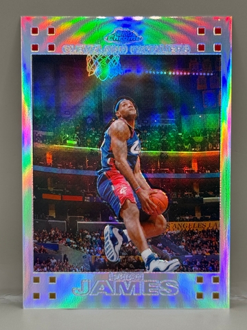 2007-08 Topps Chrome LeBron James Refractor /999 #23