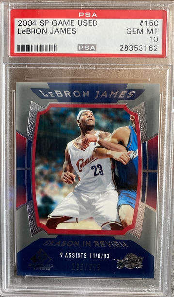 2004 SP Game Used Lebron James