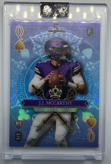 2025 wildcard five stack deck of JJ McCarthy and Bryce Underwood two sided card 1/1
