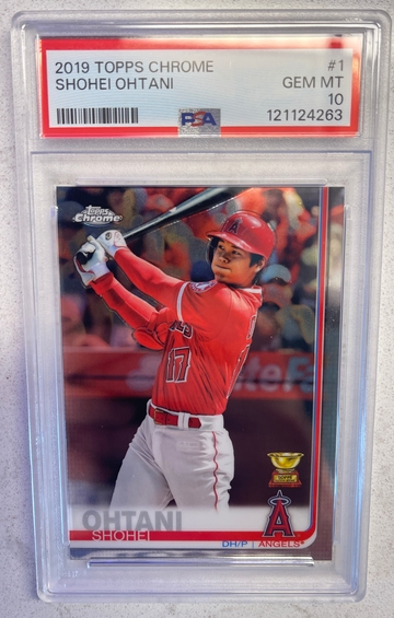 2019 Topps Chrome Shohei Ohtani PSA 10