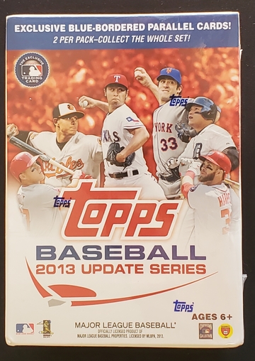 2013 Topps Update Series Blaster Box Walmart Blue Retail Parallel Christian Yelich Nolan Arenado Rendon Cole