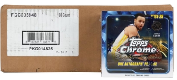 2024-25 Topps CHROME SAPPHIRE EDITION 10-BOX HOBBY CASE 10 AUTO Basketball 2025