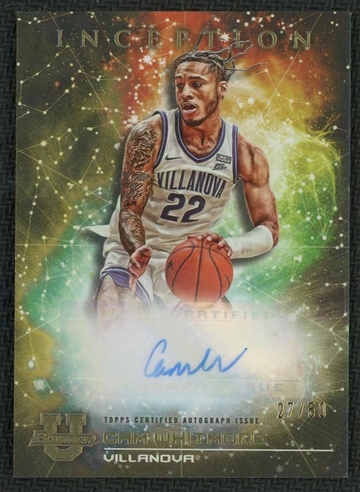 2022 Bowman PMP-CWM Cam Whitmore Primordial Prospect Autograph /50 Villanova