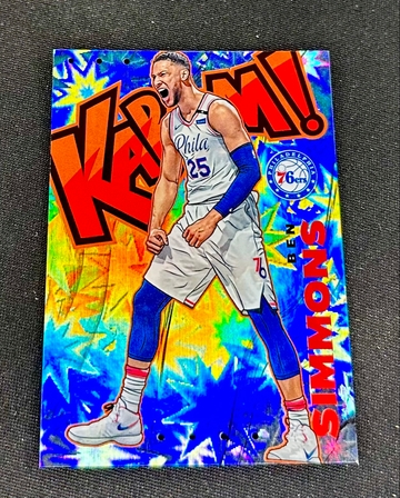 2019 Ben Simmons Panini Crown Royale Kaboom Holo Vertical #5 SP KABOOM!