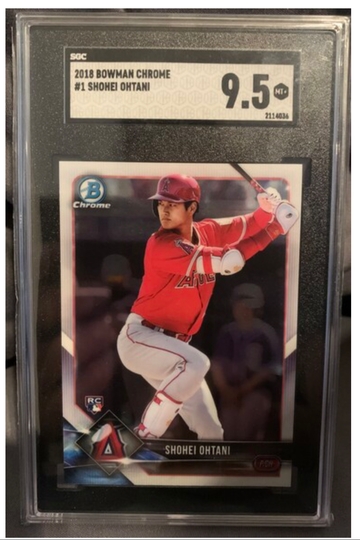 2018 Bowman Chrome Shohei Ohtani Rookie card #1