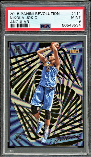 2015-16 Panini Revolution Nikola Jokic Angular RC Rookie PSA 9