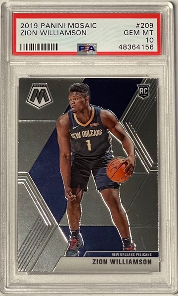 2019 Panini Mosaic Zion Williamson #209 PSA 10