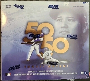 2024 Topps Baseball 50/50 Shohei Ohtani Box