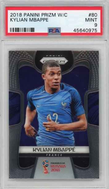 2018 panini prizm World Cup kylian mbappe