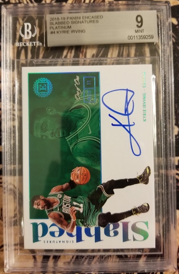 Kyrie Erving 2018 Encased Platinum 1/1