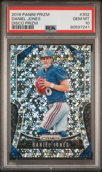 2019 Prizm Daniel Jones Disco Prizm RC 
