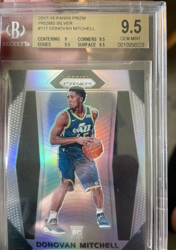 2017-18 Prizm Donovan Mitchell Silver Prizm RC