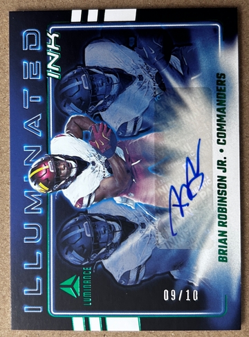 2025 Luminamce Brian Robinson Jr Green Illuminated Ink Auto 9/10