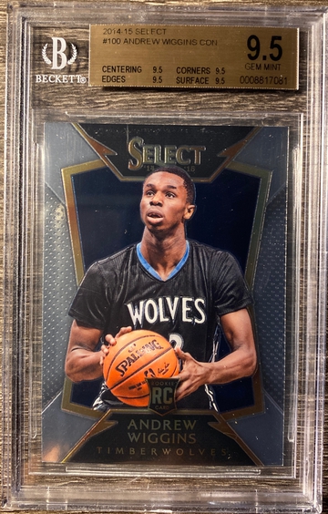 2014-2015 Select Andrew Wiggins #100 BGS 9.5