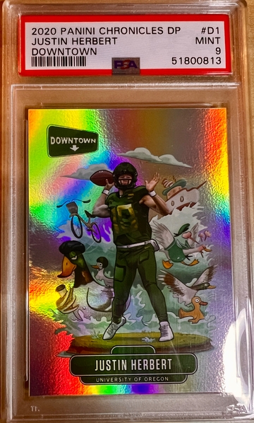 2020 Panini Chronicles Justin Herbert Downtown 