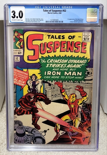 Tales of Suspense #52 (1964) CGC 3.0 - 1st Appearance of Black Widow Marvel Comics Key