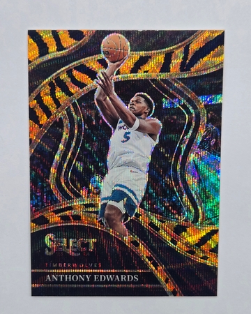 2023 Select Anthony Edwards Courtside Tiger Stripe Prizm SSP #237 Timberwolves