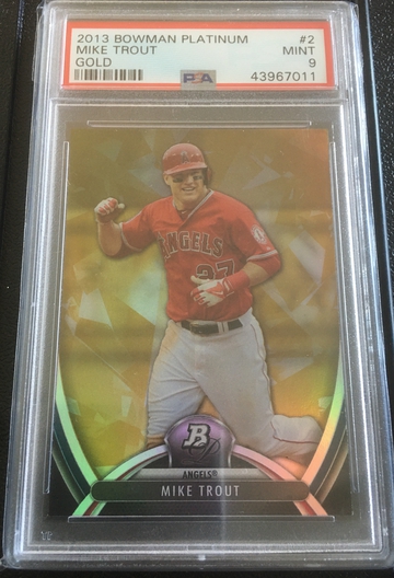 Mike Trout 2013 BP Gold