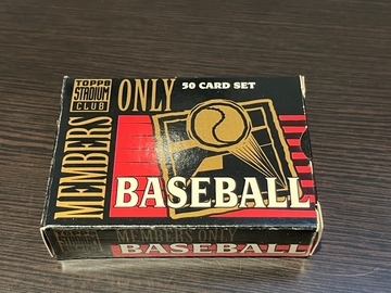 1994 Stadium Club Members Only Baseball 50 Card Set Griffey Maddux Bonds