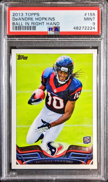 2013 Topps #155 DeAndre Hopkins RC PSA 9 Mint