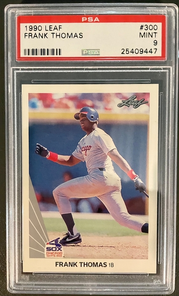 Frank Thomas 1990 Leaf PSA 9
