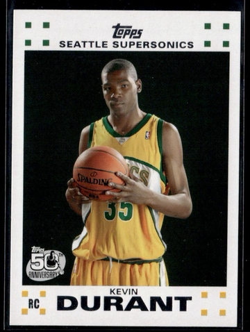 2007 Topps Kevin Durant #2 RC /14