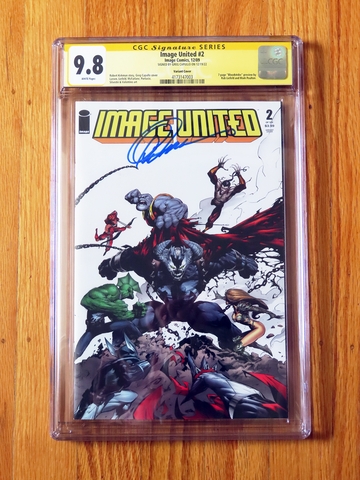 IMAGE UNITED #2 VARIANT CGC SS 9.8 2009 Signature series signed Greg Capullo