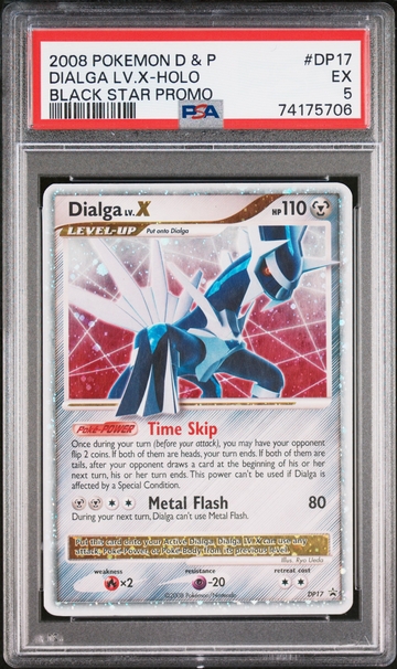 2008 Pokemon Diamond and Pearl Promo Holo Dialga #DP17 PSA 5