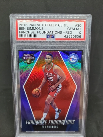 2016 Ben Simmons Totally Certified Red /199