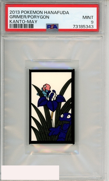2013 POKEMON HANAFUDA KANTO GRIMER PORYGON MAY PSA 9