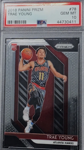 Trae young prizm rc psa 10 