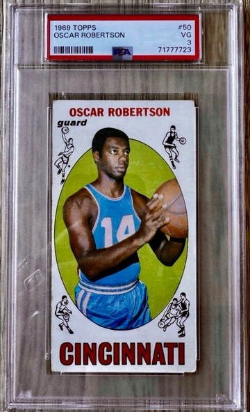 1969 Topps Oscar Robertson PSA 3