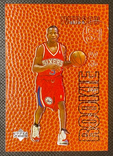 1996-97 Upper Deck Basketball - Allen Iverson Rookie Exclusives Sample RC #R1