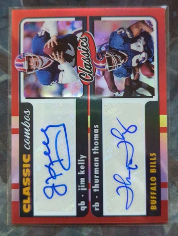 2022 Classics Dual Auto Jim Kelly/Thurman Thomas /3