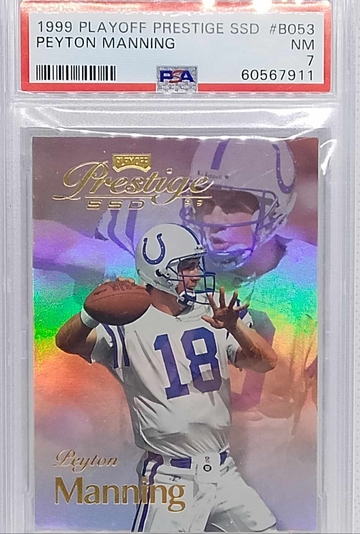 1999 Playoff Prestige SSD #BO53 Peyton Manning PSA 7