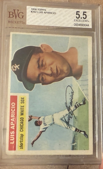 1956 Topps Luis Aparicio Rookie BVG 5.5