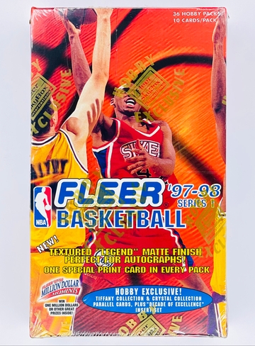 🔥SEALED 1997-98 Fleer - Series 1 Basketball Box (MJ Game Breakers & Tiffany)
