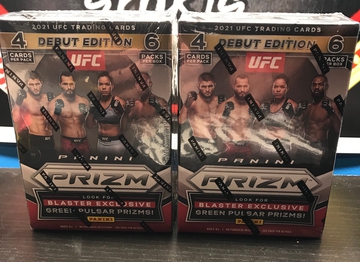 2021 Panini UFC Debut Edition Blaster Box Lot of 2