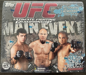 2010 Topps UFC Main Event Sealed Hobby Box 